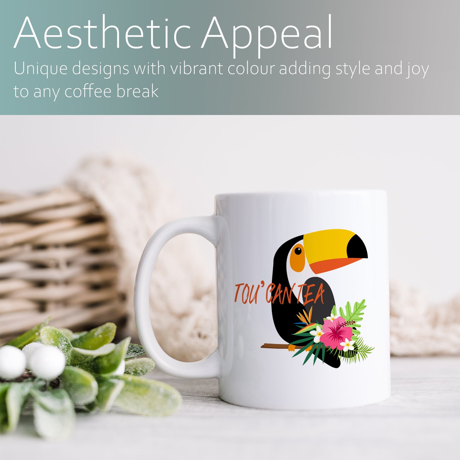 Tou'can tea | Ceramic mug-Ceramic mug-Adnil Creations