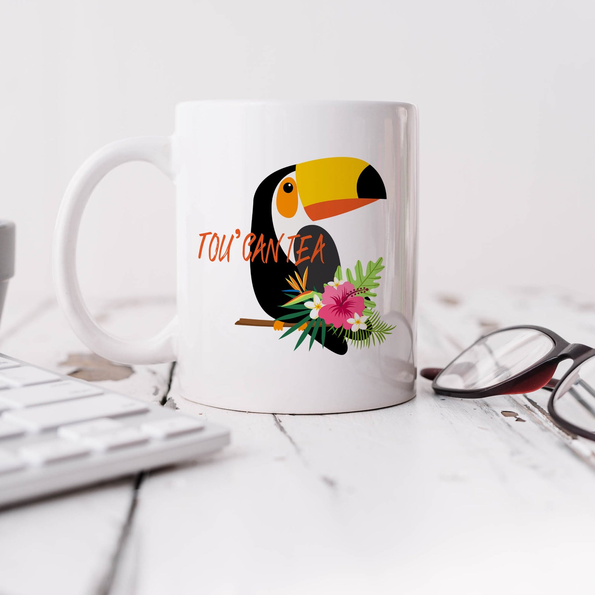 Tou'can tea | Ceramic mug-Ceramic mug-Adnil Creations