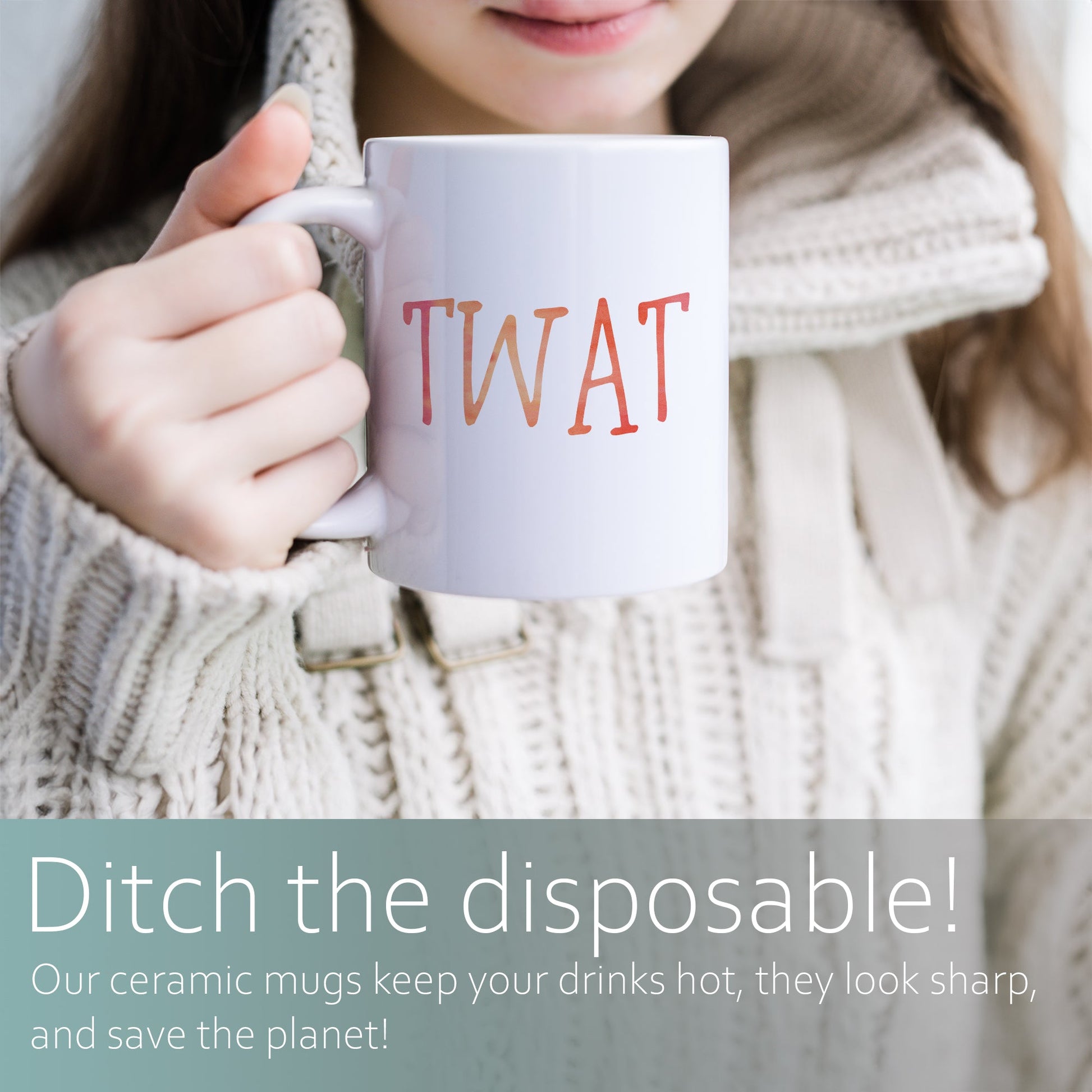 Twat | Ceramic mug-Ceramic mug-Adnil Creations