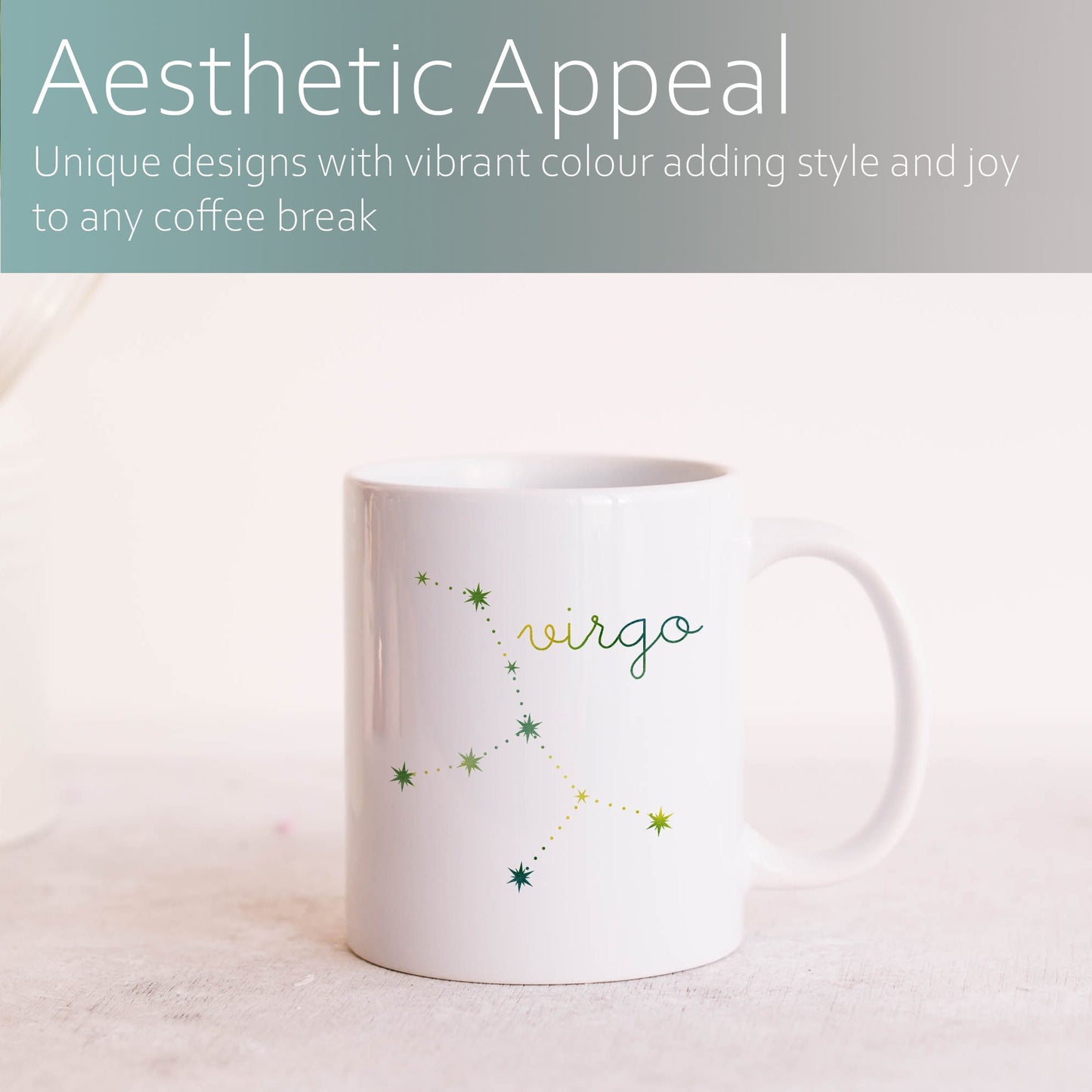 Virgo constellation | Ceramic mug-Ceramic mug-Adnil Creations