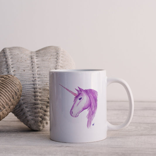 Watercolour unicorn | Ceramic mug-Ceramic mug-Adnil Creations