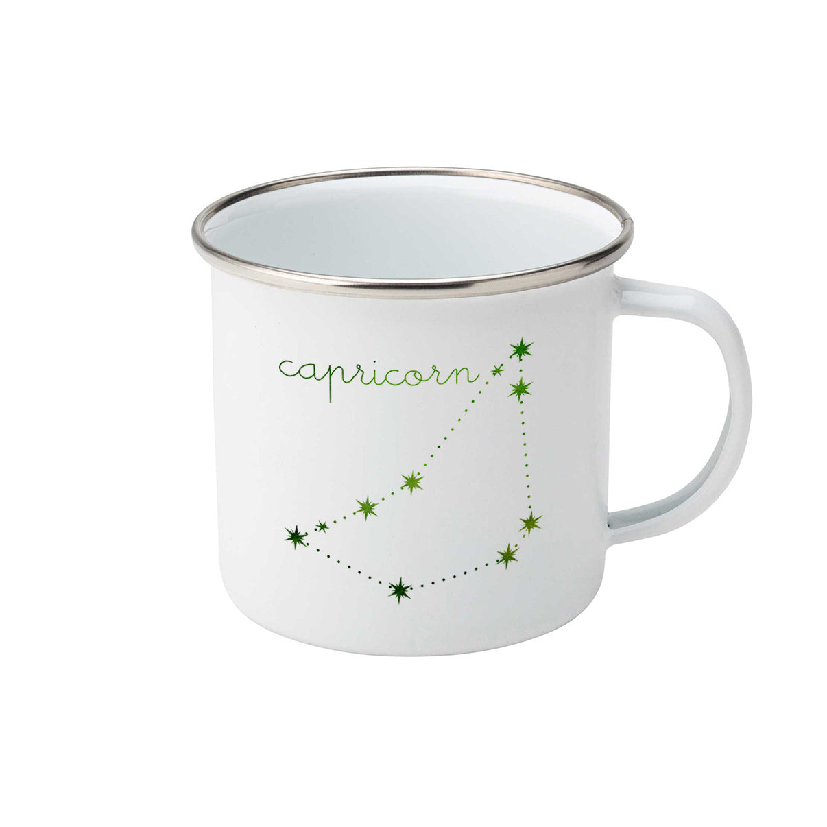 Capricorn Constellation | Enamel mug-Enamel mug-Adnil Creations