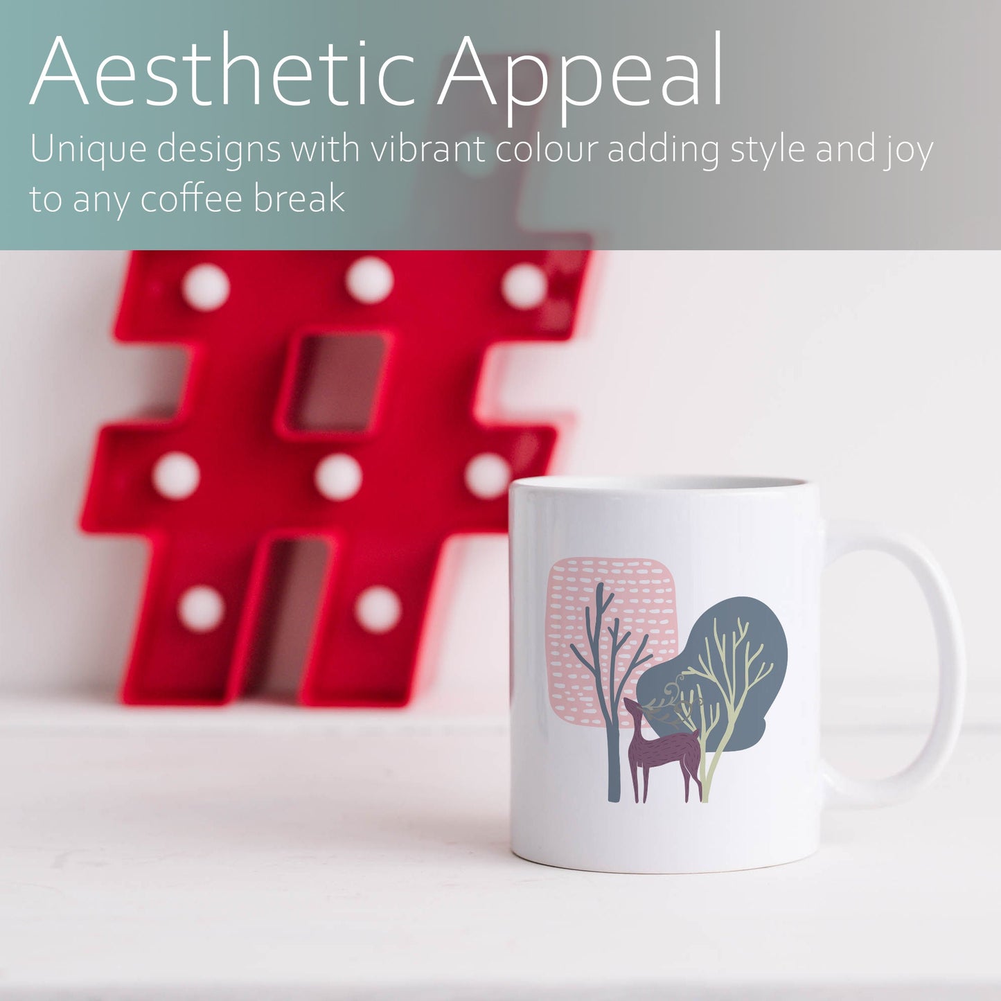 Woodland treasures | Ceramic mug-Ceramic mug-Adnil Creations