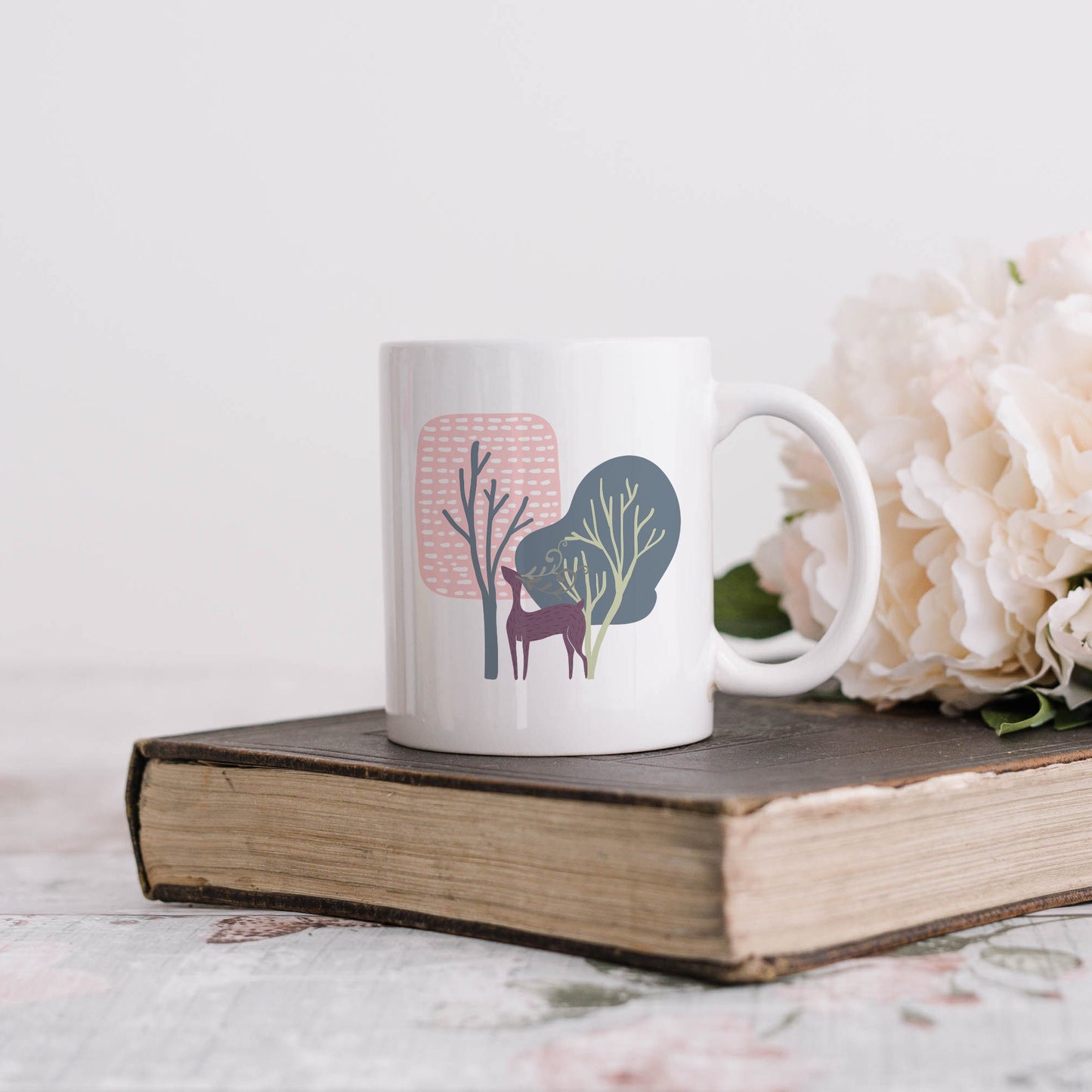 Woodland treasures | Ceramic mug-Ceramic mug-Adnil Creations