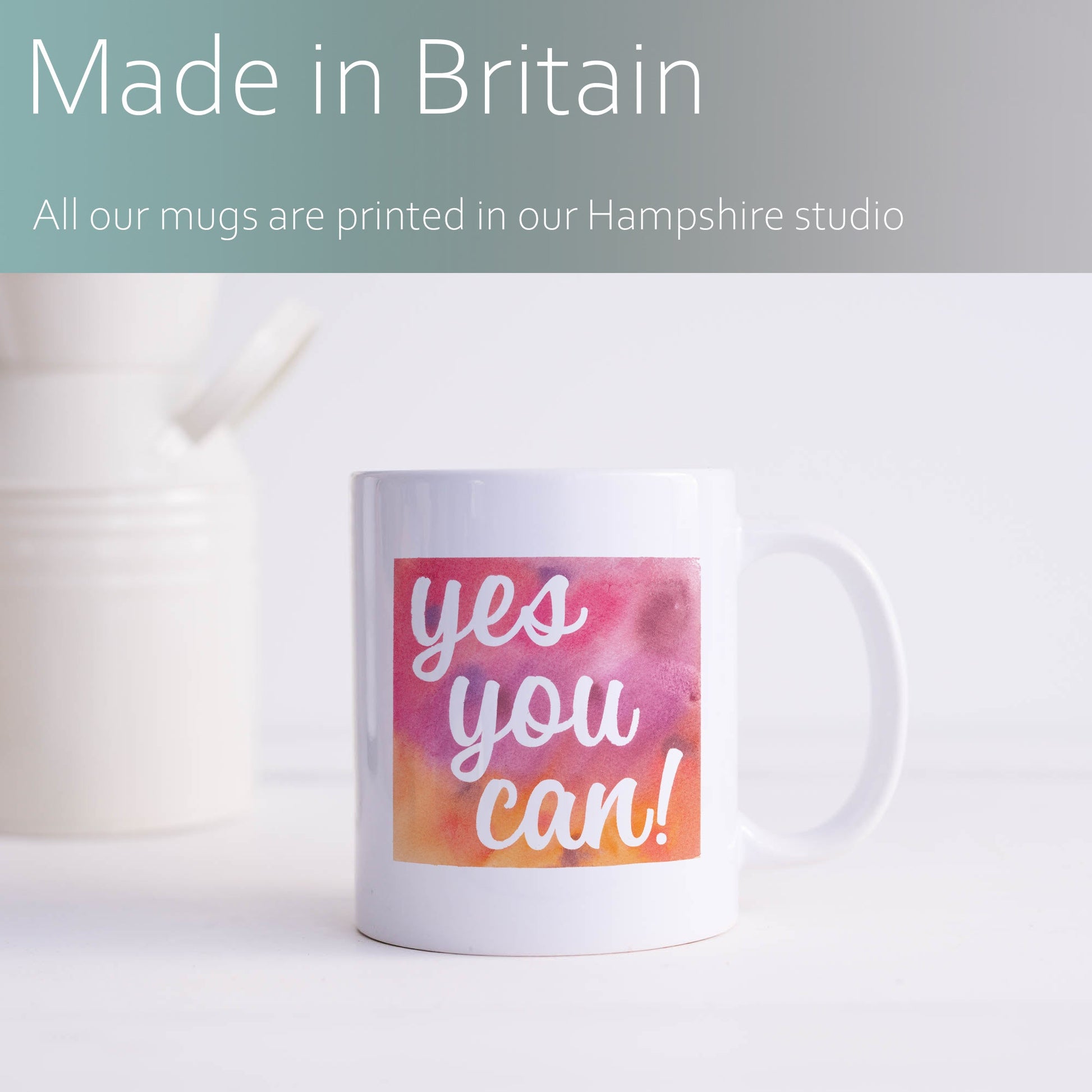 Yes you can | Ceramic mug-Ceramic mug-Adnil Creations