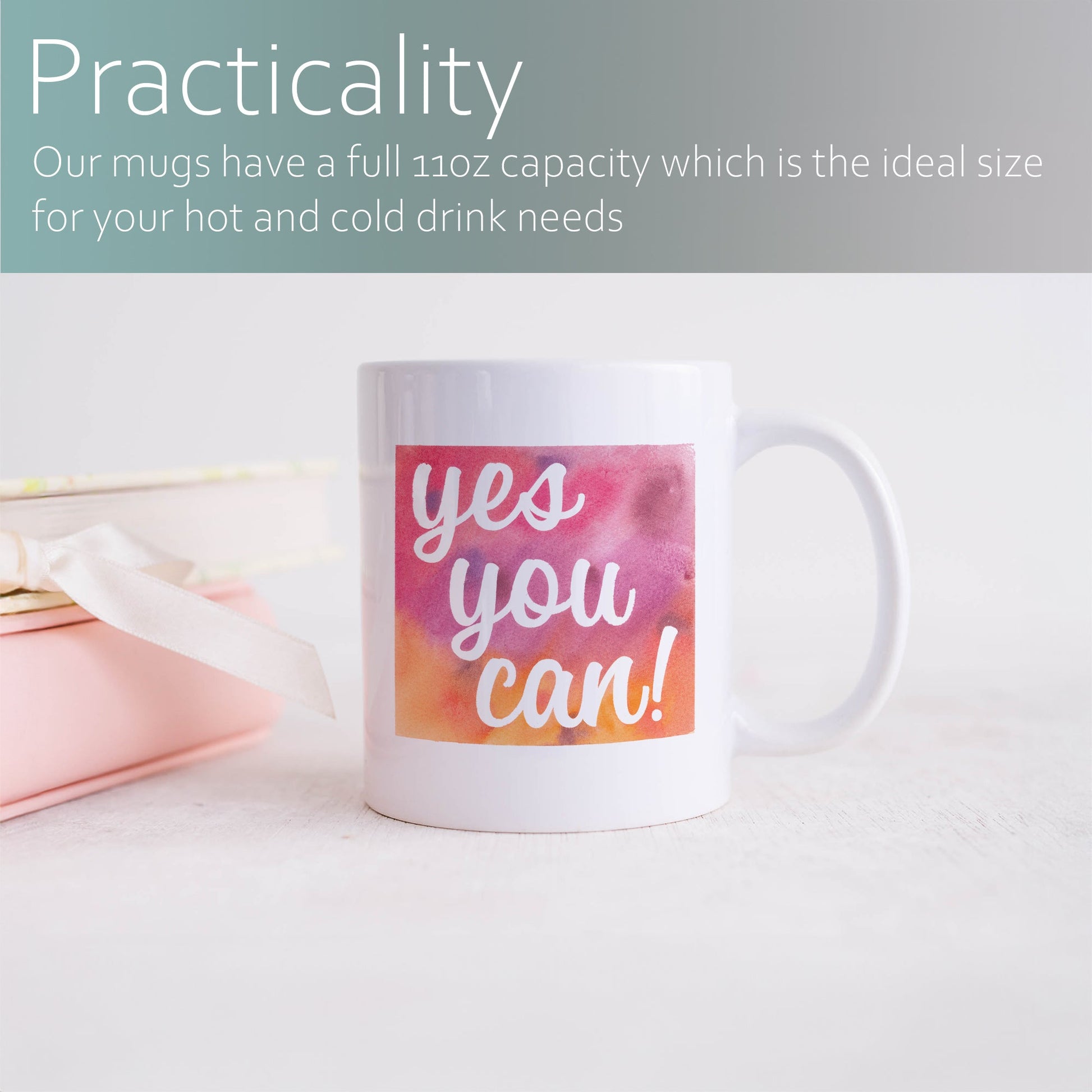 Yes you can | Ceramic mug-Ceramic mug-Adnil Creations