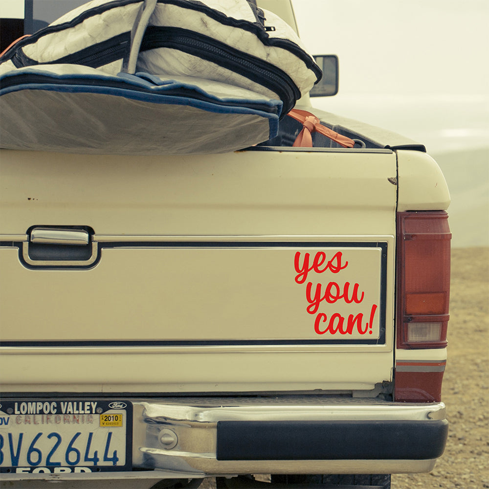 Yes you can | Bumper sticker