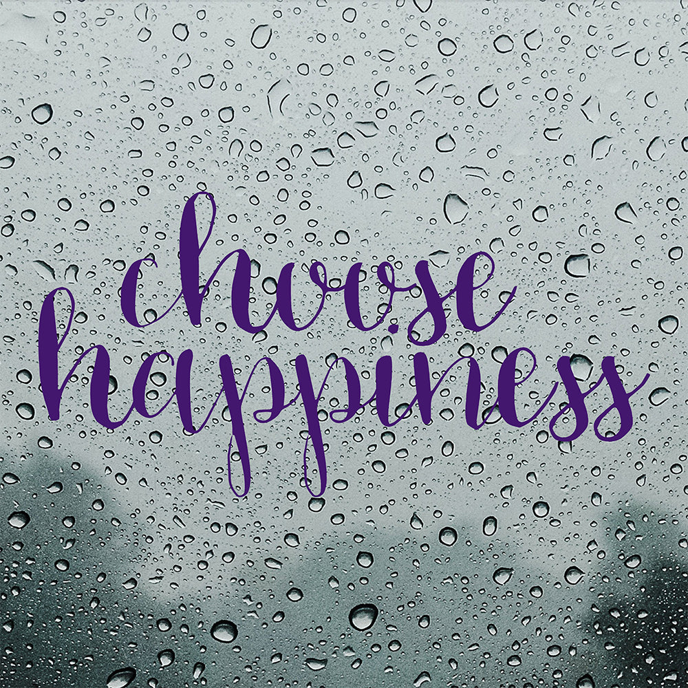 Choose happiness | Bumper sticker-Bumper stickers-Adnil Creations