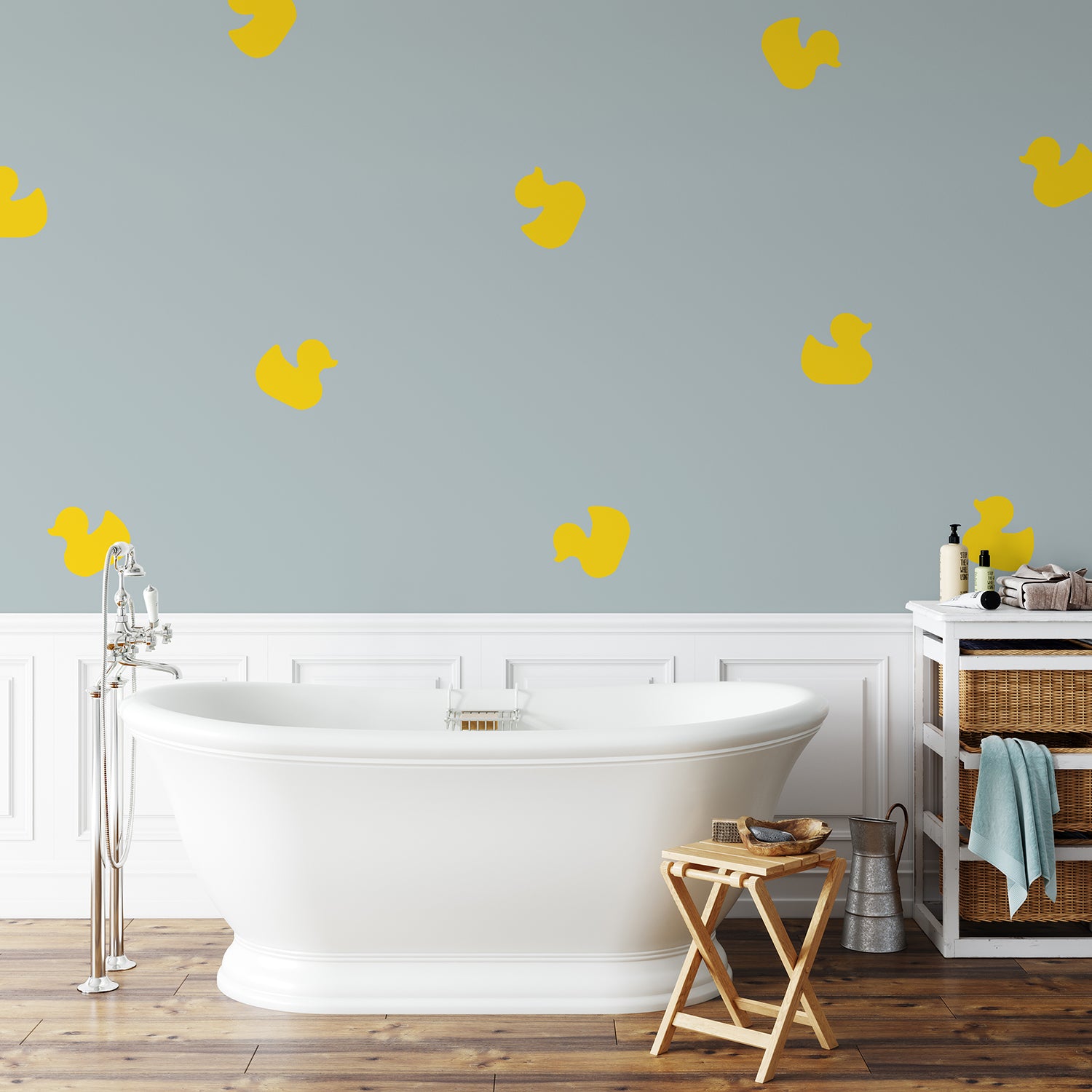 Rubber ducks | Wall pattern-Repeating pattern-Adnil Creations