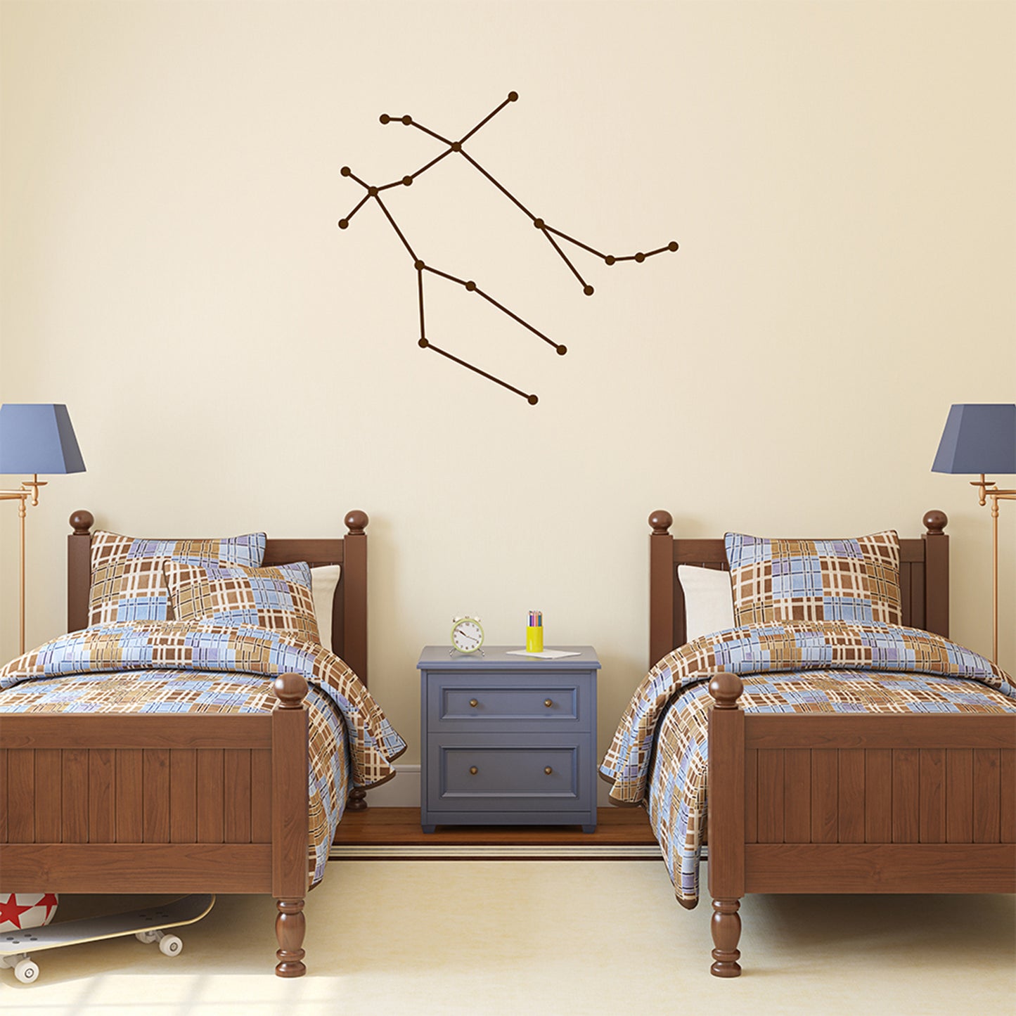 Gemini constellation | Wall decal-Wall art-Adnil Creations