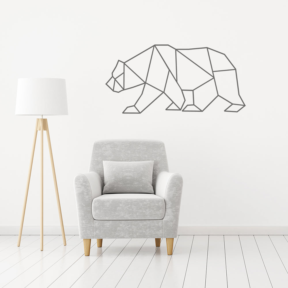 Geometric bear | Wall decal - Adnil Creations