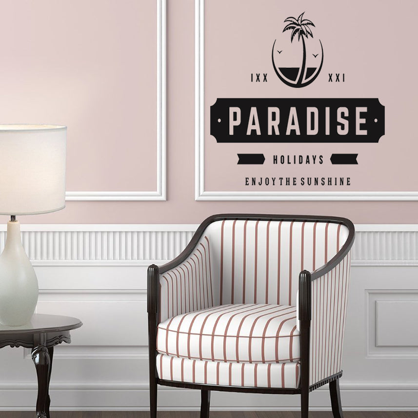 Paradise holidays | Wall decal - Adnil Creations