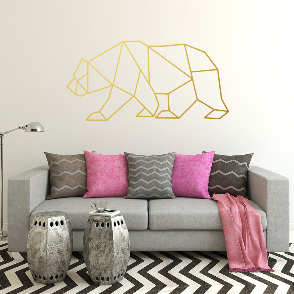 Geometric bear | Wall decal - Adnil Creations