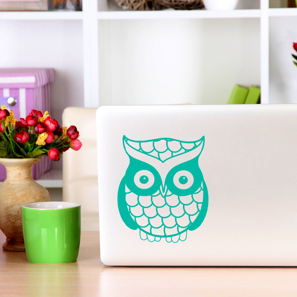 Cute owl | Laptop decal - Adnil Creations