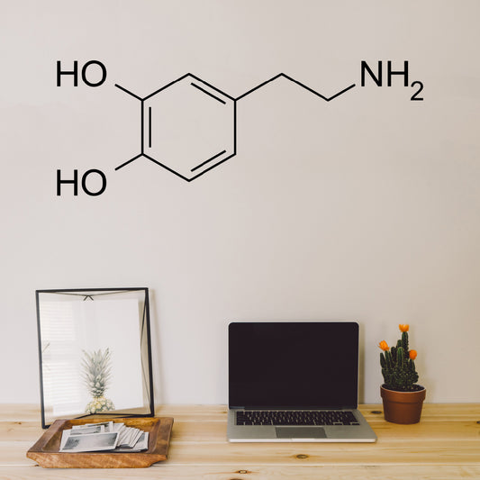 Dopamine molecule | Wall decal - Adnil Creations