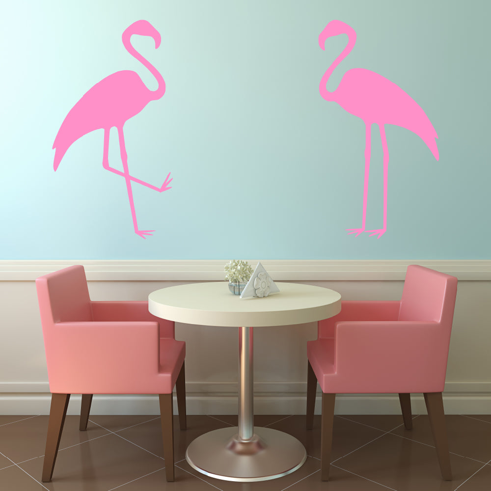 Pair of flamingos | Wall decal - Adnil Creations