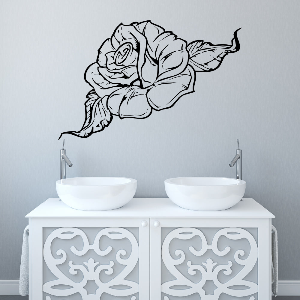 Rose | Wall decal - Adnil Creations