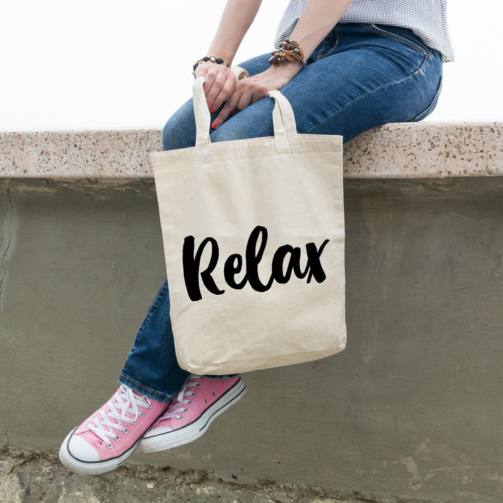 Relax | 100% Cotton tote bag - Adnil Creations