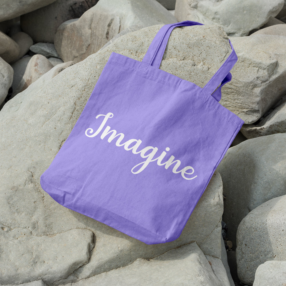 Imagine | 100% Cotton tote bag - Adnil Creations