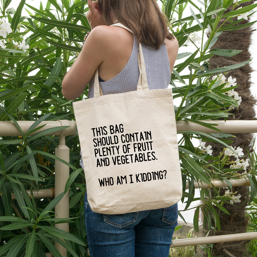 Who am I kidding? | 100% Cotton tote bag - Adnil Creations