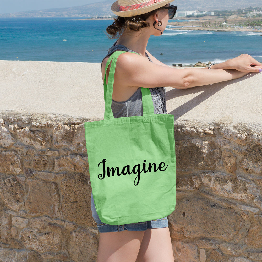 Imagine | 100% Cotton tote bag - Adnil Creations