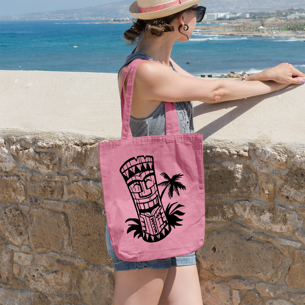 Laughing tiki | 100% Cotton tote bag - Adnil Creations