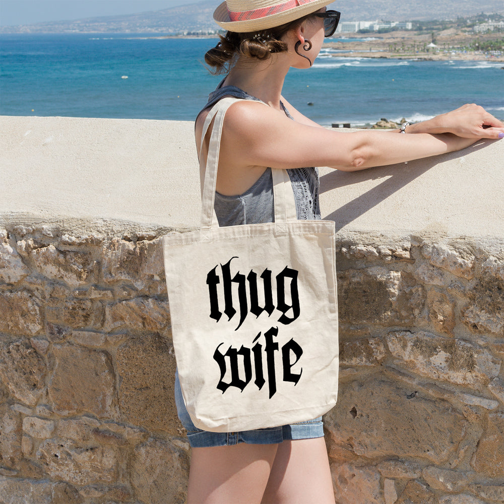 Thug wife | 100% Cotton tote bag - Adnil Creations