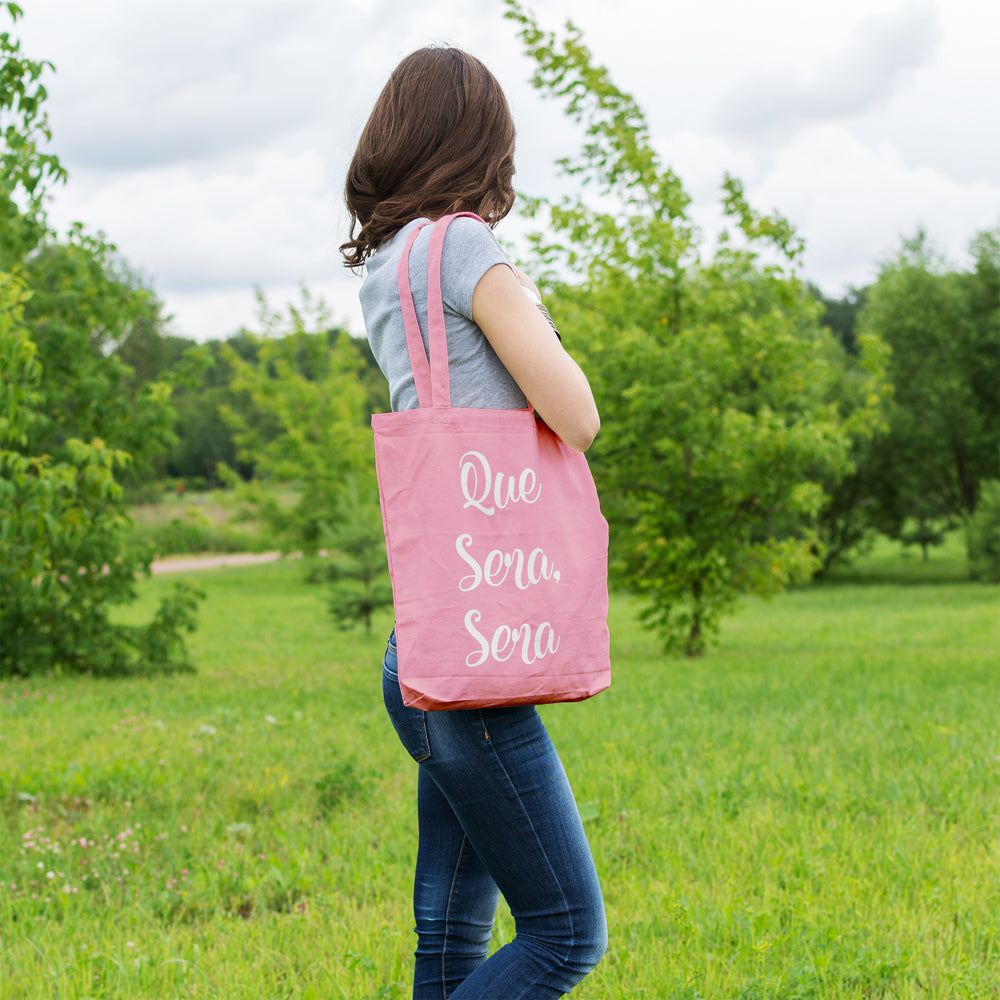 Que sera sera | 100% Cotton tote bag - Adnil Creations