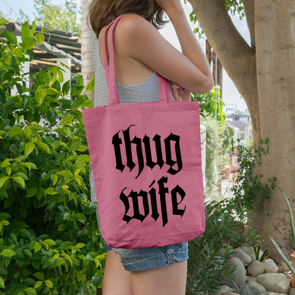 Thug wife | 100% Cotton tote bag - Adnil Creations