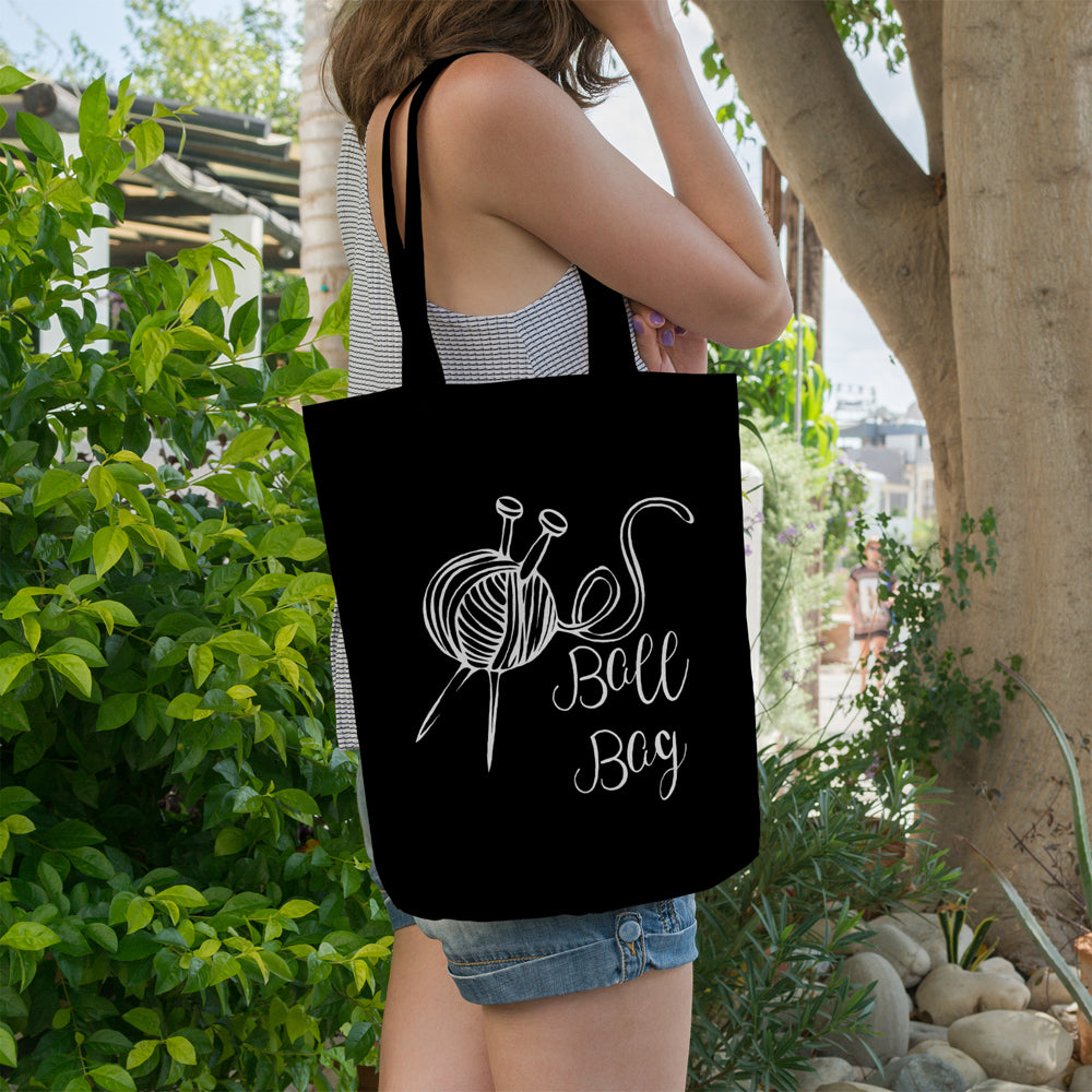 Ball bag | 100% Cotton tote bag - Adnil Creations