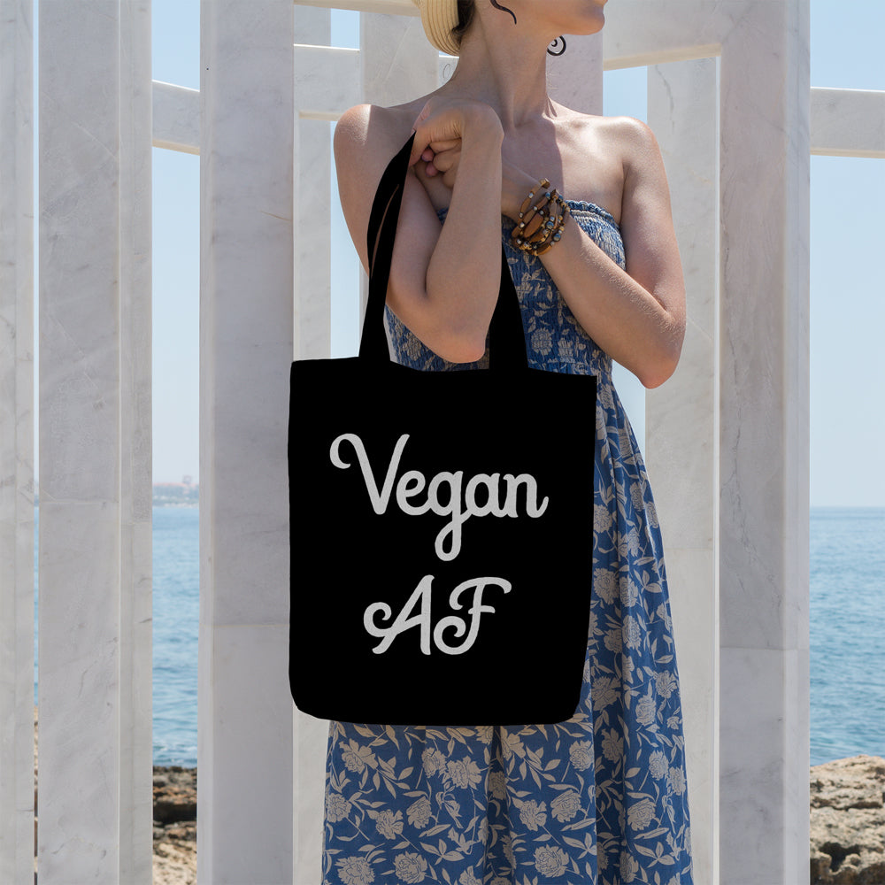 Vegan AF | 100% Cotton tote bag - Adnil Creations