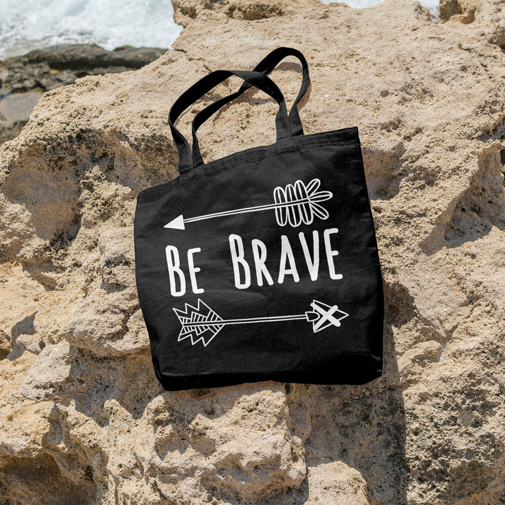 Be brave | 100% Cotton tote bag - Adnil Creations