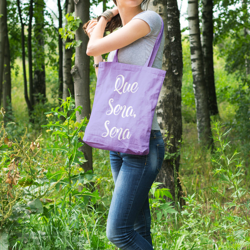 Que sera sera | 100% Cotton tote bag - Adnil Creations