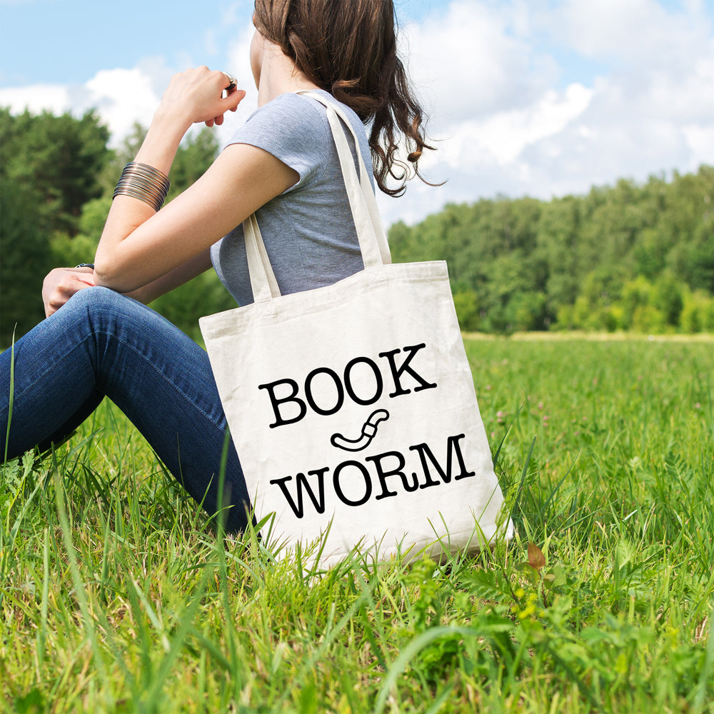 Bookworm | 100% Cotton tote bag - Adnil Creations