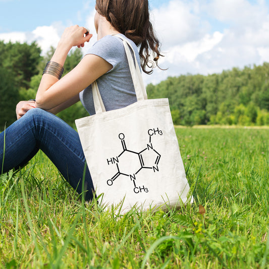 Chocolate molecule | 100% Cotton tote bag - Adnil Creations