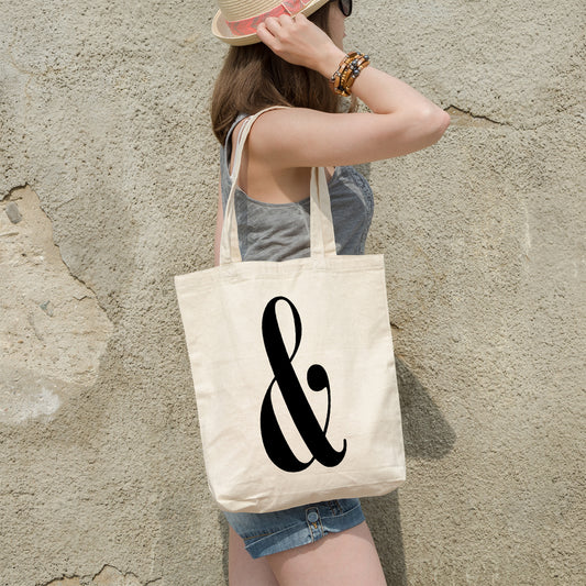 Ampersand | 100% Cotton tote bag - Adnil Creations