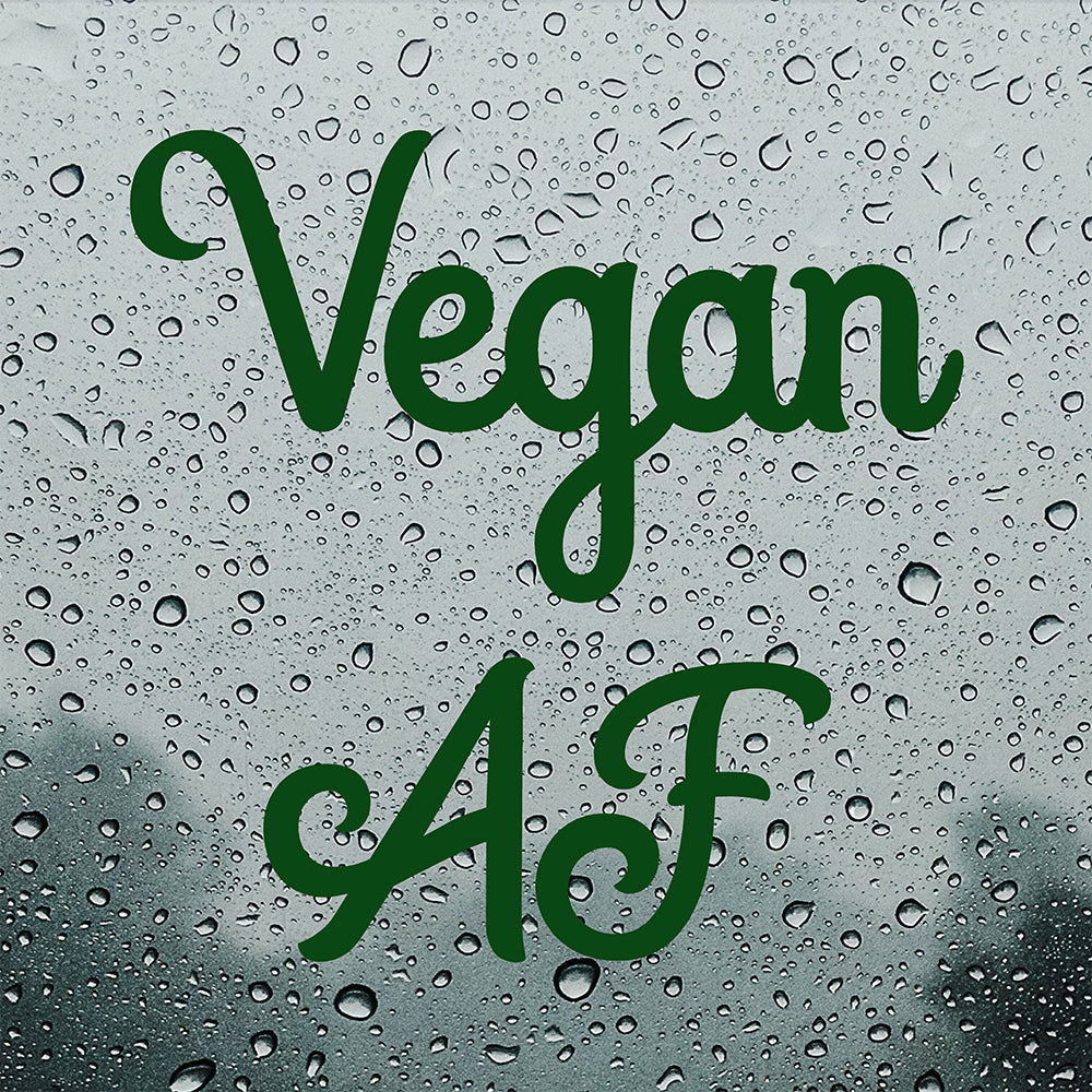 Vegan AF | Bumper sticker - Adnil Creations