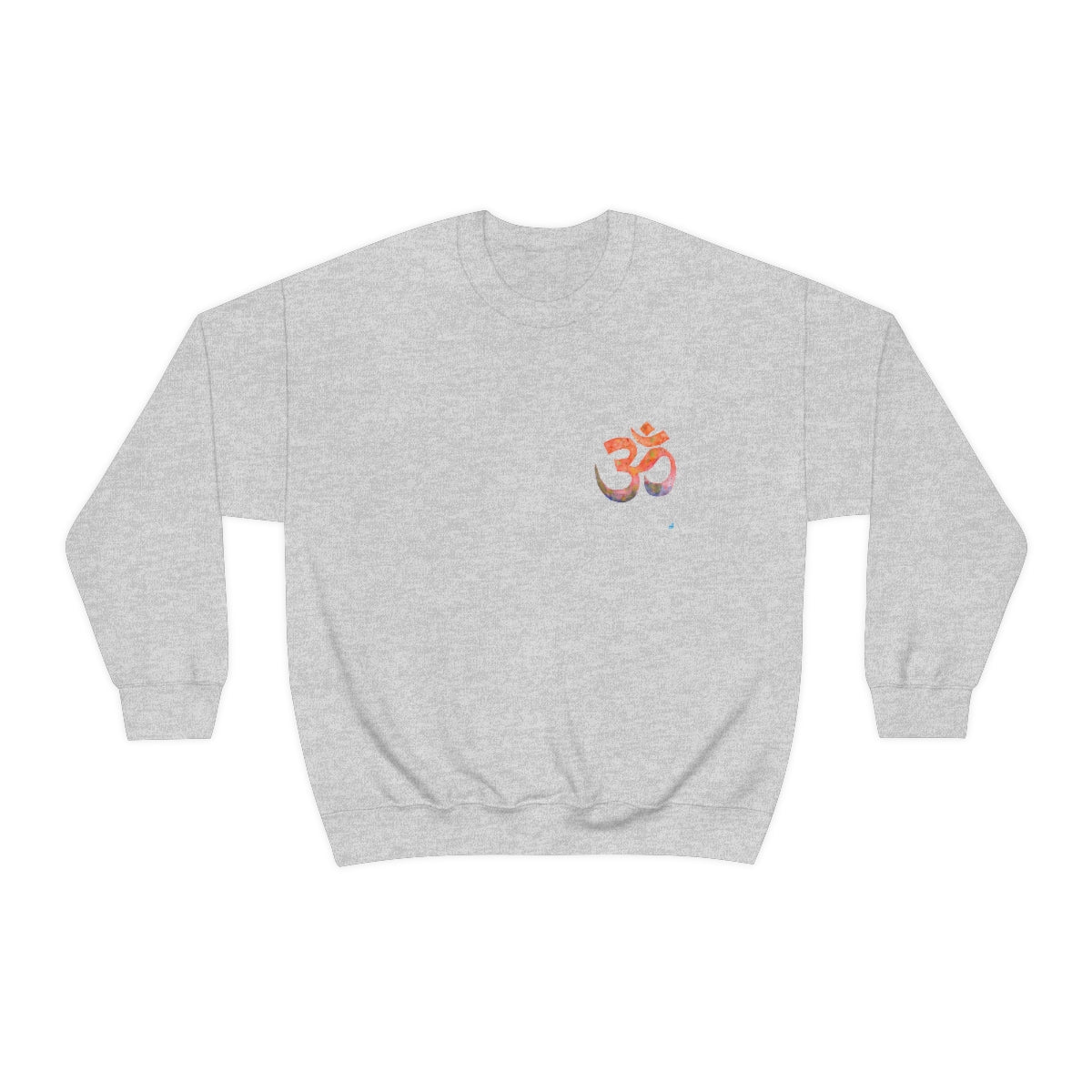 Watercolour Om | Yoga Sweater | Unisex Heavy Blend™ Crewneck Sweatshirt-Sweatshirt-Adnil Creations