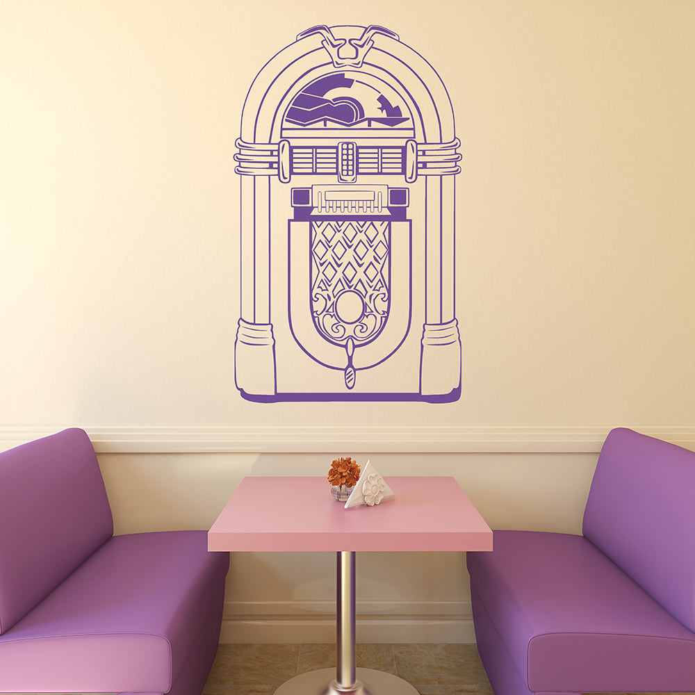 Retro jukebox | Wall decal - Adnil Creations