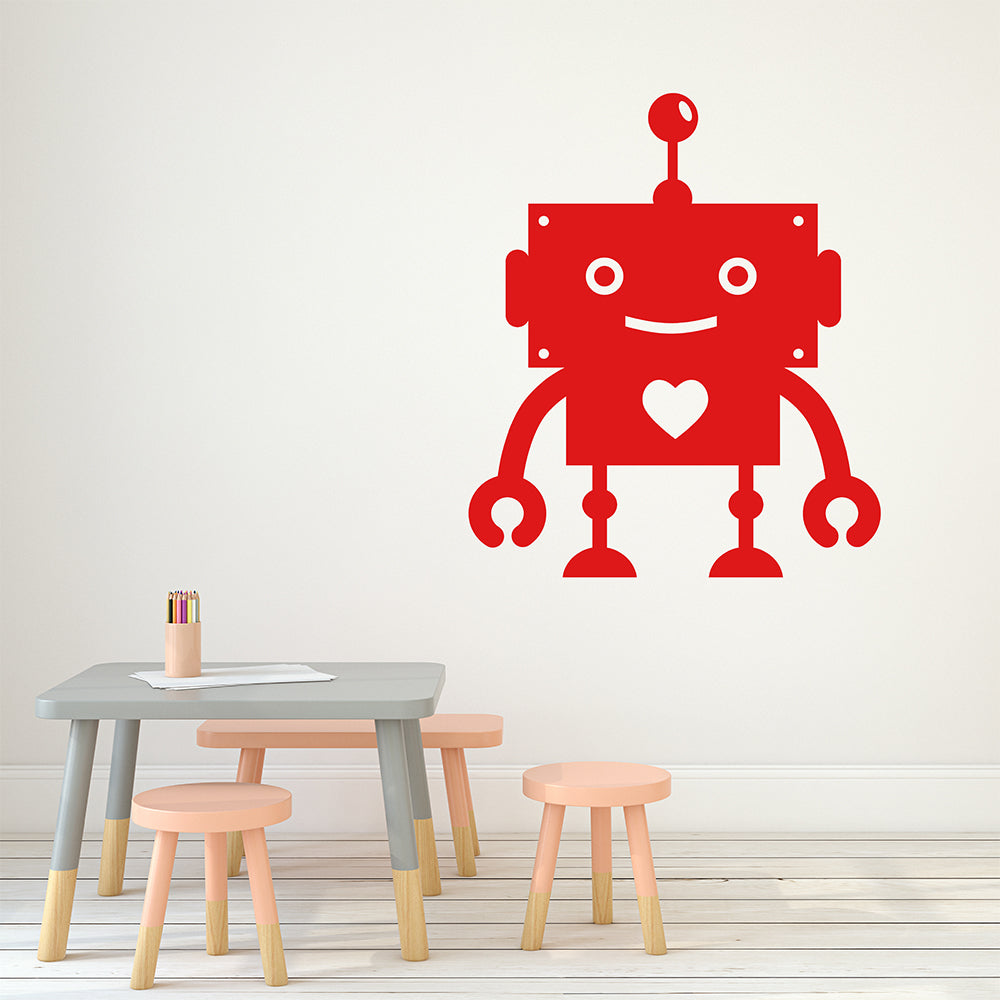 Cute robot | Wall decal-Wall art-Adnil Creations