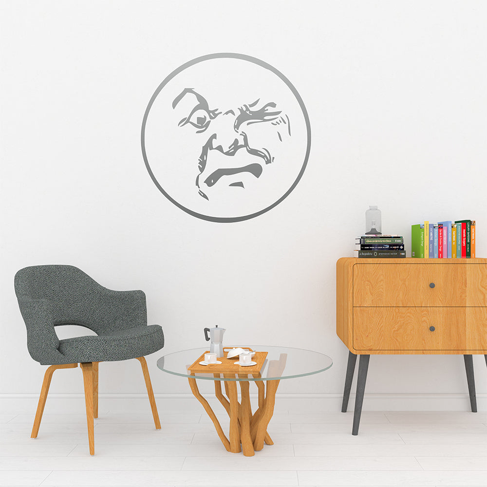 Moon face | Wall decal-Wall art-Adnil Creations