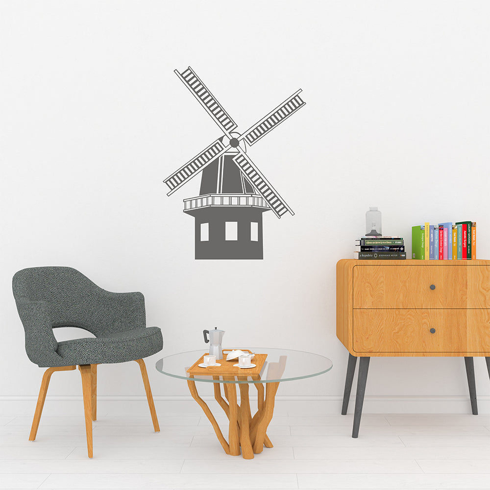 Dutch windmill | Wall decal-Wall art-Adnil Creations