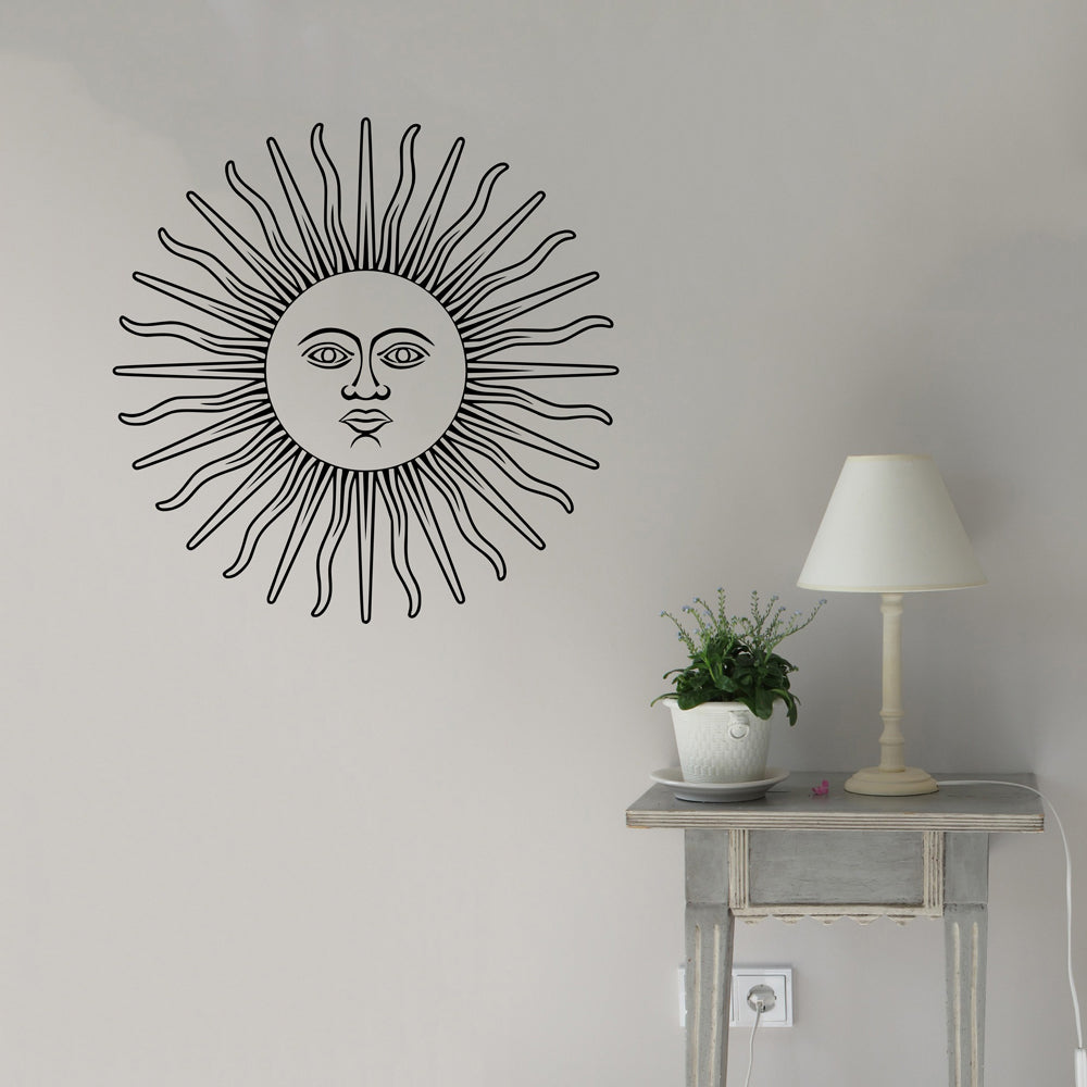 Hippie sun | Wall decal - Adnil Creations